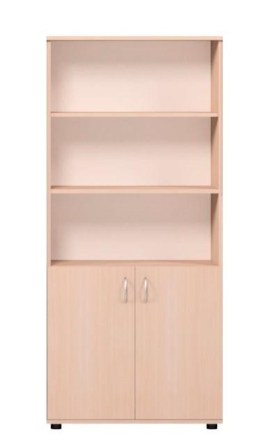 Шафа книжкова напівзакрита 2-дверна 802х403х1816 мм БРІК